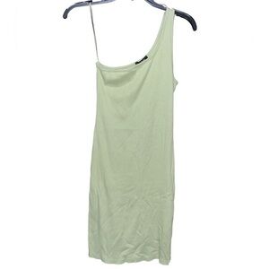 Ambiance EUC Mint Green One Shoulder Dress‎